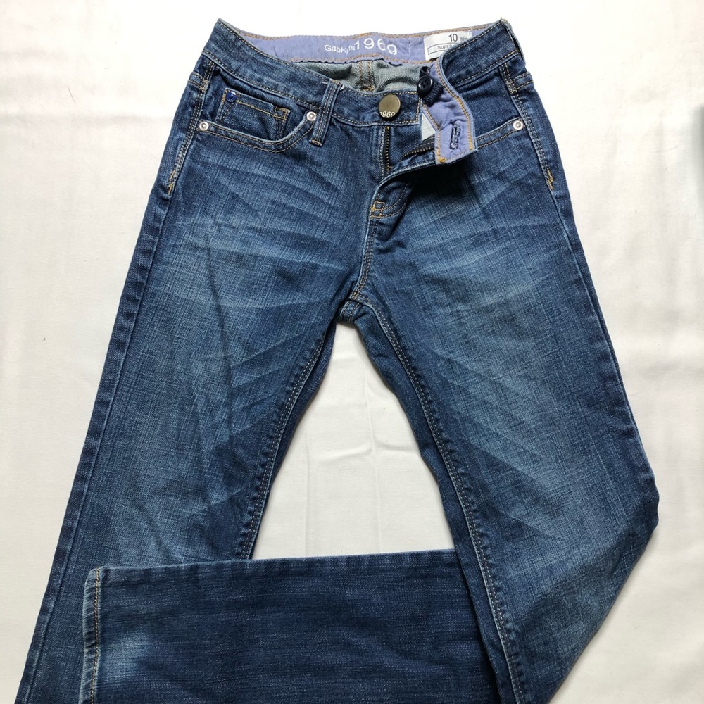 Gap 1969 super skinny girls jeans